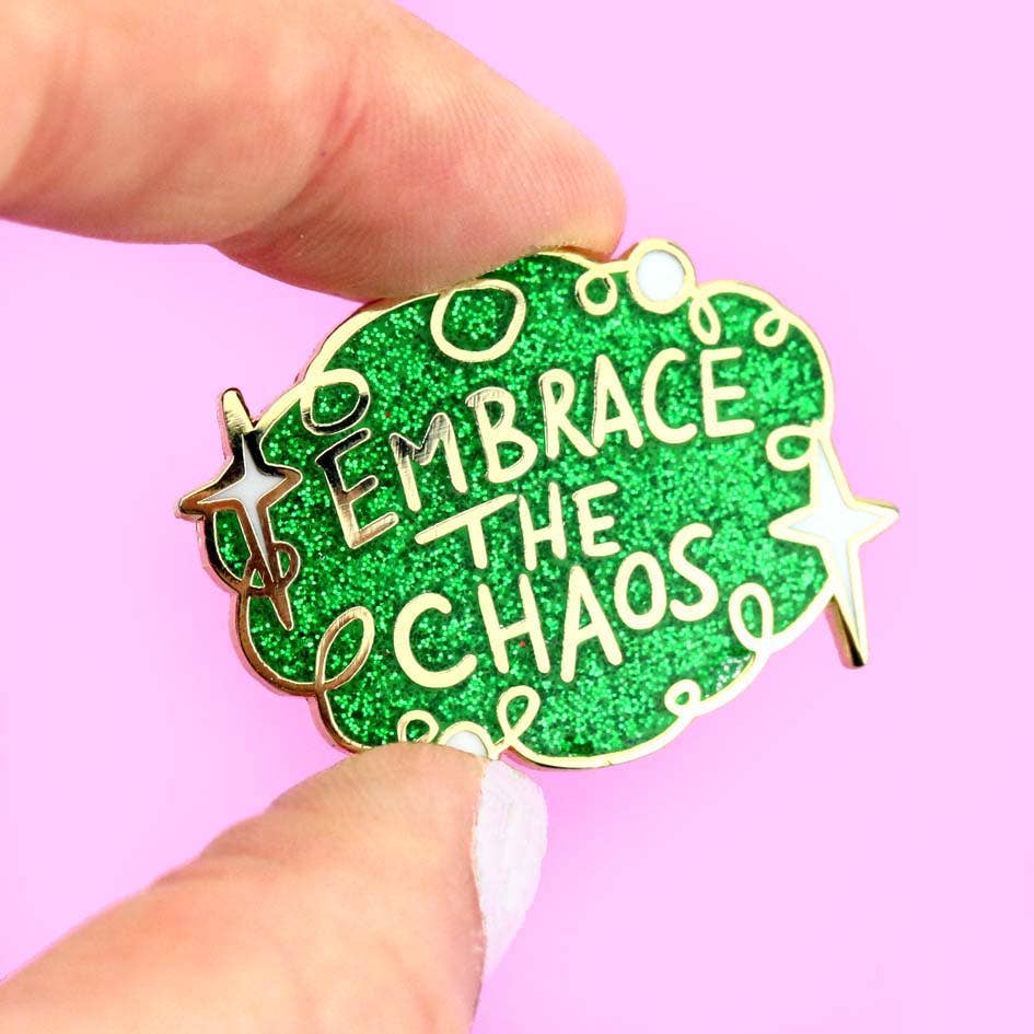 Embrace the Chaos Lapel Pin