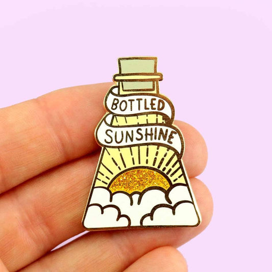 Bottled Sunshine Lapel Pin