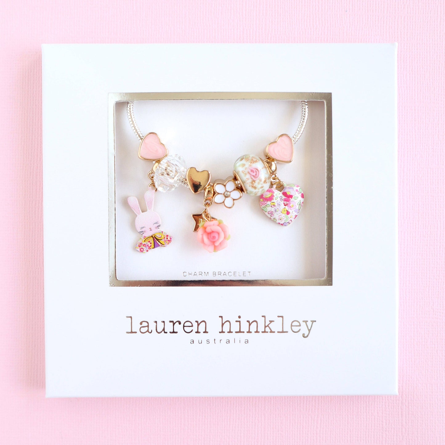 Petite Fleur BunBun Charm Bracelet: Boxed