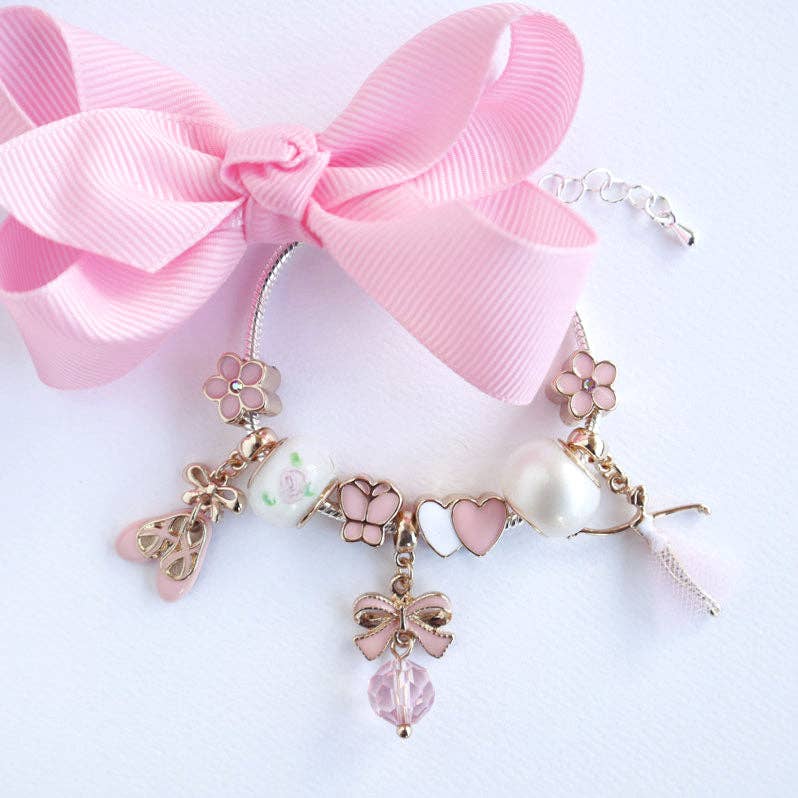 Bella Ballerina Charm Bracelet: Boxed