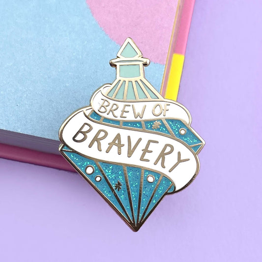 Brew Of Bravery Lapel Pin