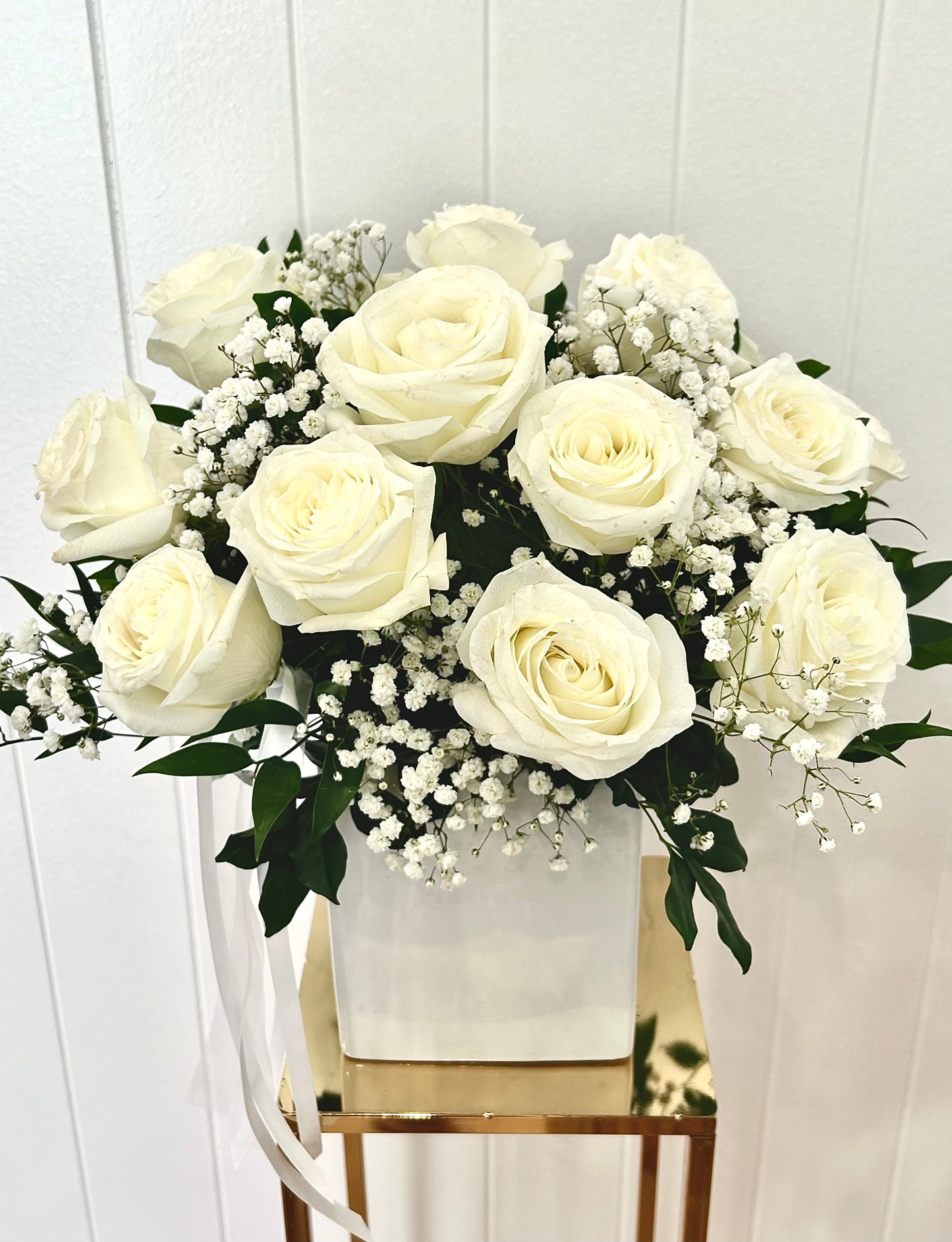 Dozen Roses Arrangement