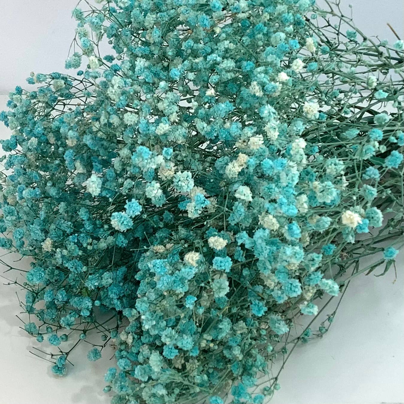 Dried baby’s breath flowers: Hot pink