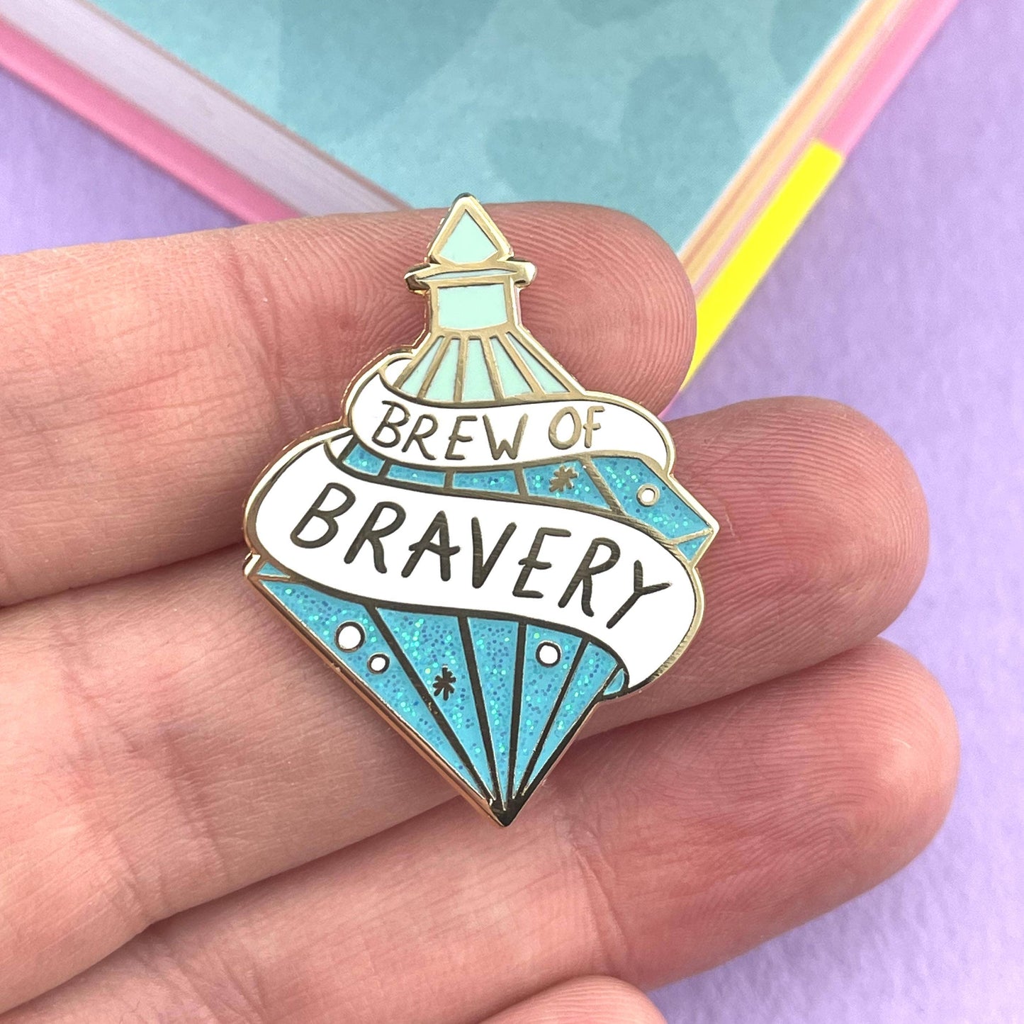 Brew Of Bravery Lapel Pin