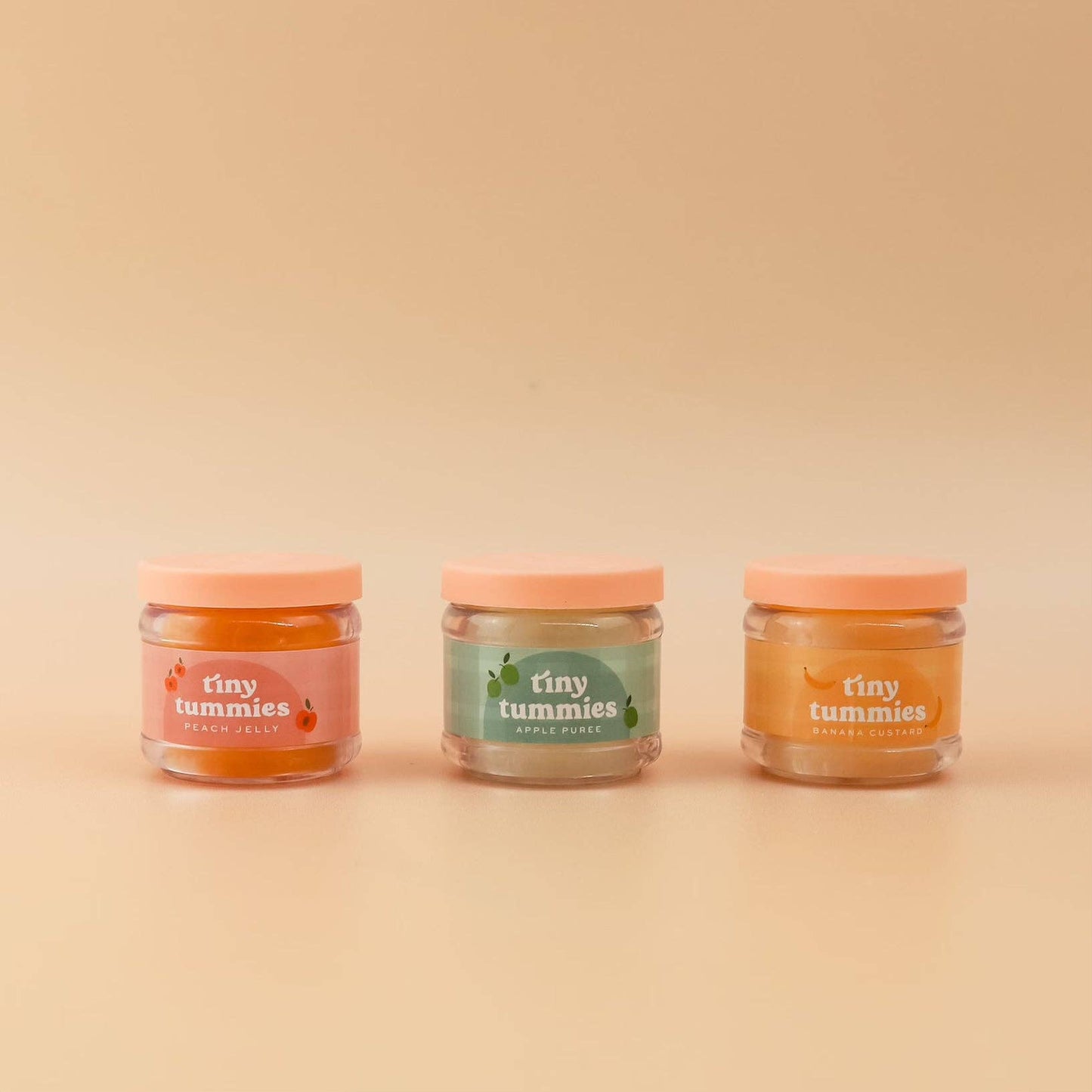 Tiny Tummies Banana Custard Food Jar and Spoon Set